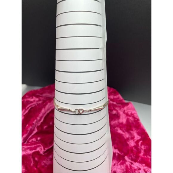 Artisan 925 Liquid Silver Multi Strand Bracelet Stamped - Picture 3 of 5